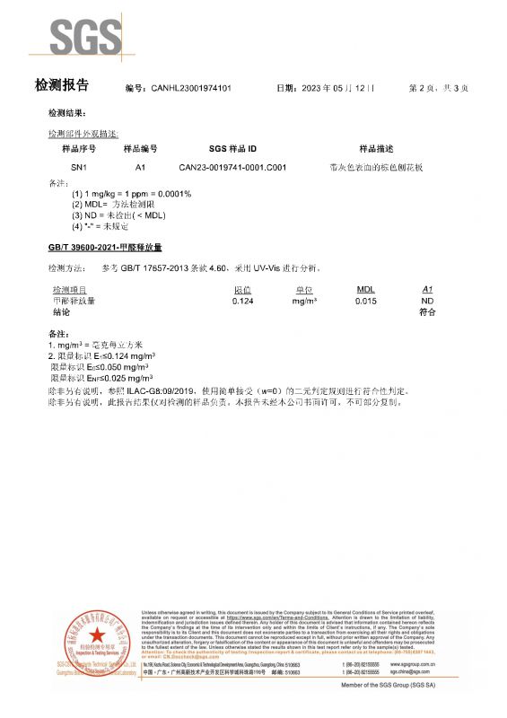 2023SGSPP电子游戏家居甲醛检测汇报中文版